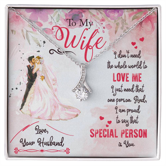 Romantic Love Gift for Wife - Heartfelt Jewelry from Husband - Alluring Beauty Necklace