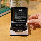 Son Gift from Parents – Birthday, Graduation, Holiday – Love You Forever Bracelet