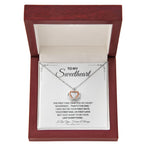 To My Sweetheart Necklace - Gift for Love on Valentine’s Day & Special Days - Crown Pendant Necklace
