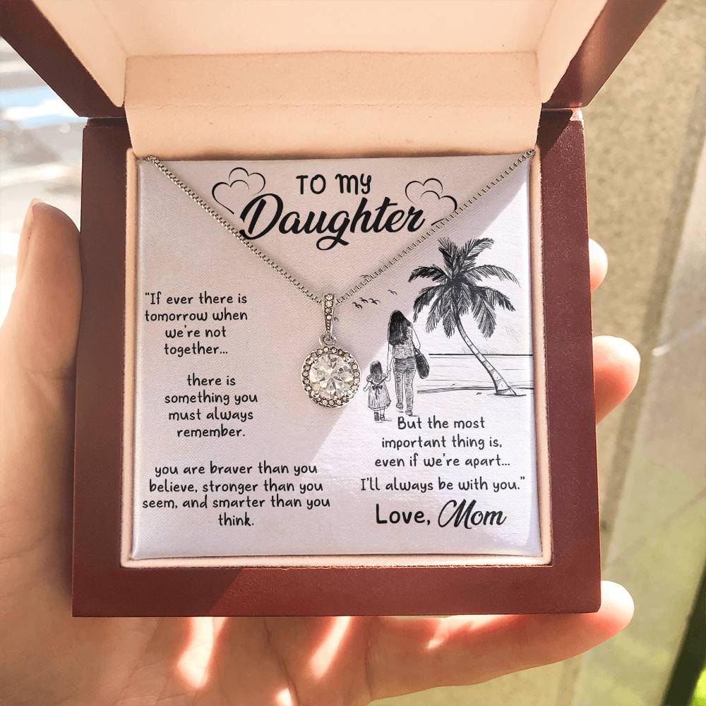 To My Daughter Necklace – Jewelry Gift for Daughter from Mother – Eternal Hope Necklace