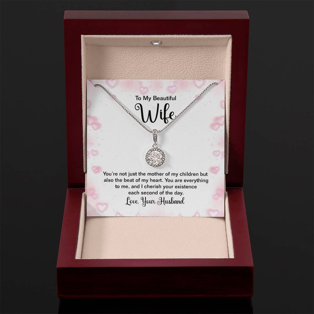To My Wife Gift from Husband - Romantic Jewelry for Birthday & Anniversary Celebrations - Eternal Hope Necklace