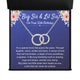 Big Sister & Little Sister Necklace Gift For 25th Birthday | Endless Connection - Interlocking Circles Necklace
