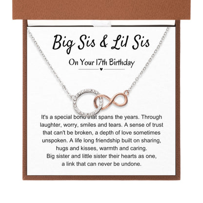 17th Birthday Necklace Gift For Sister