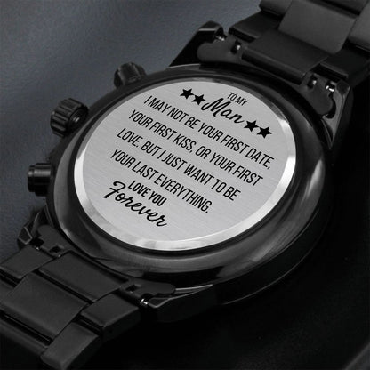 Man - You Are My Everything Black Chronograph Watch