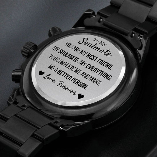 To My Soulmate Watch Gift for Him