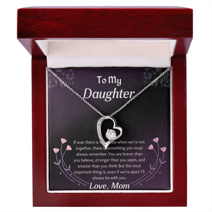 mother daughter charm necklace