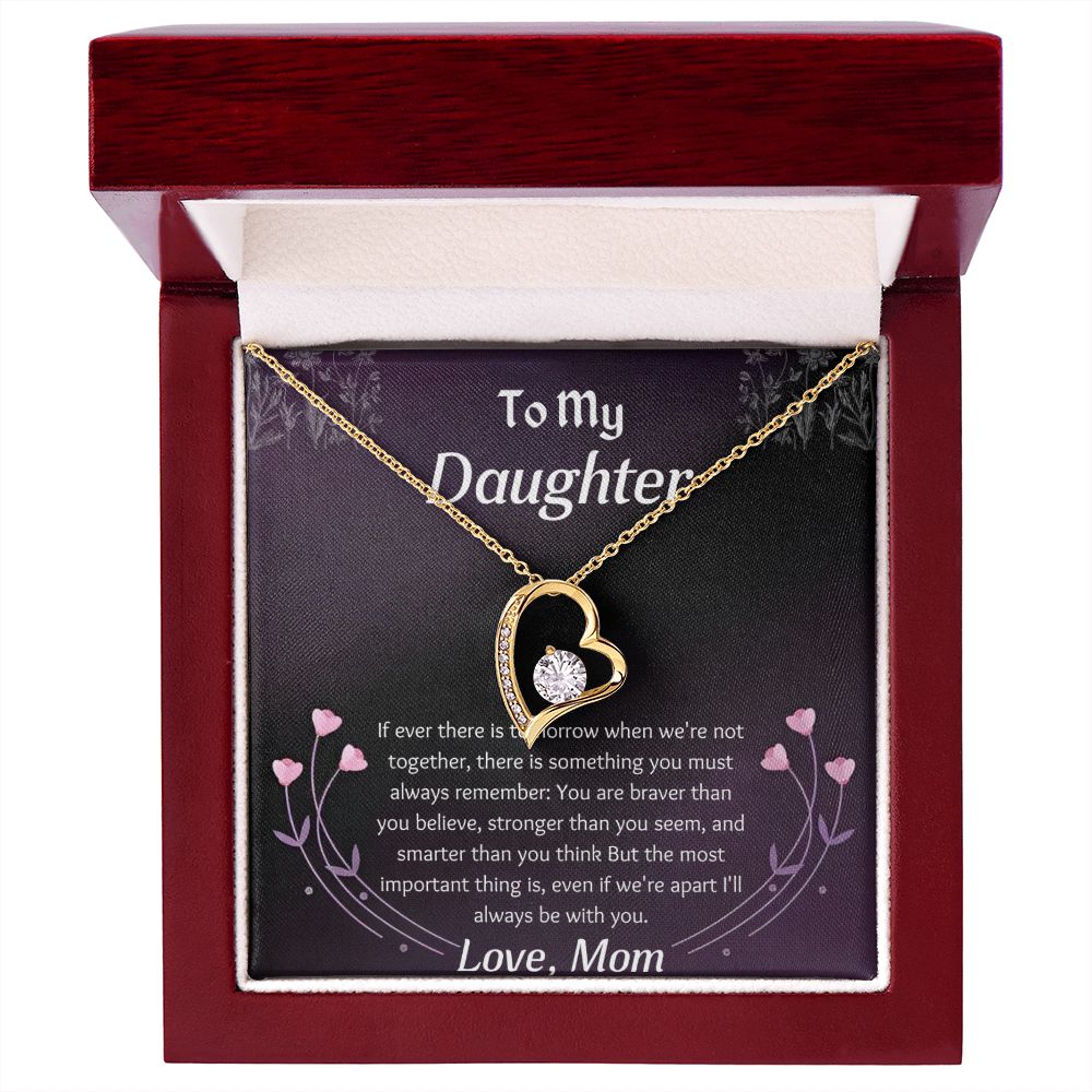 To My Daughter - Best Mother Daughter Charm Necklace