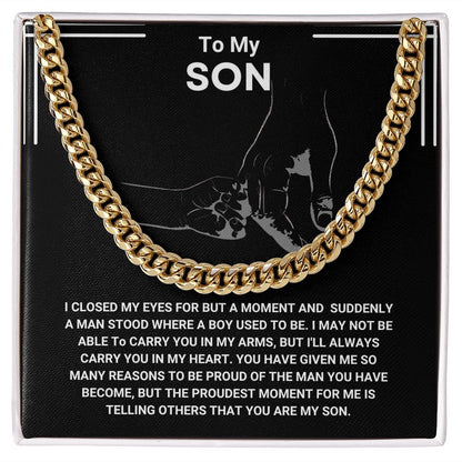 Son - You Are My Son - Cuban Link Chain