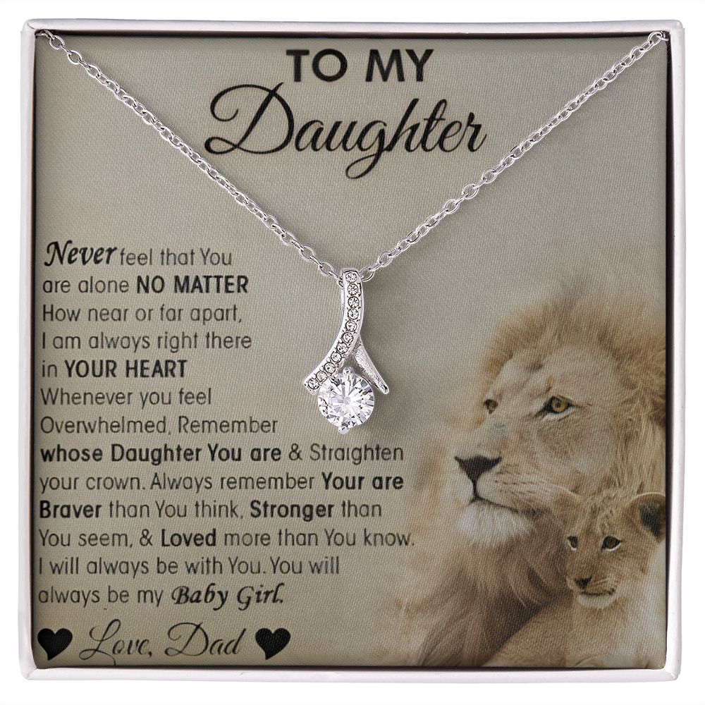 Amazon.com: To My Daughter Necklace, Necklaces for Women, Daughter Gift  From Dad & Mom, Mother Daughter Gift Mother Daughter Jewelry Daughter Gift  From Father, Love Knot Necklace Surprise Gift For Daughter From