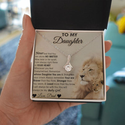 to my daughter necklace love dad