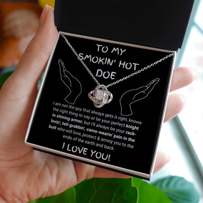 Smokin' Hot Doe - Love Knot Necklace