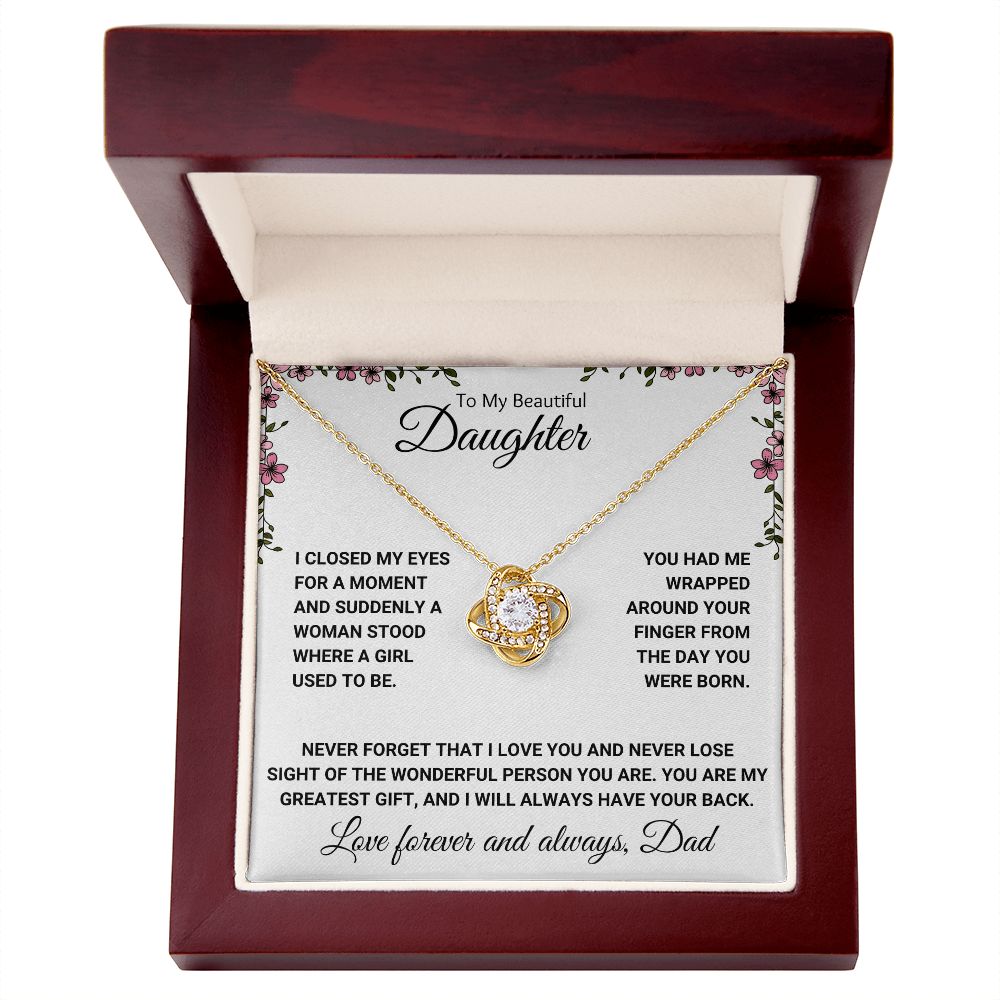 daddy daughter necklace