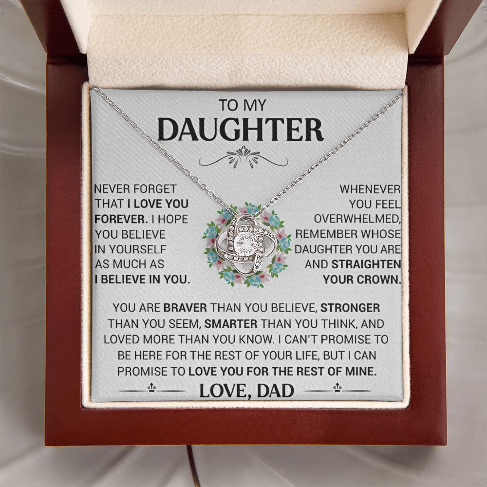 father daughter necklace gift