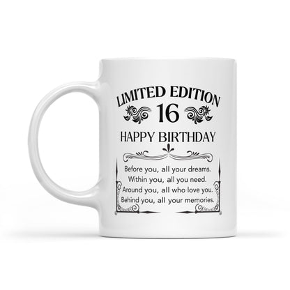16th birthday gift mug for her